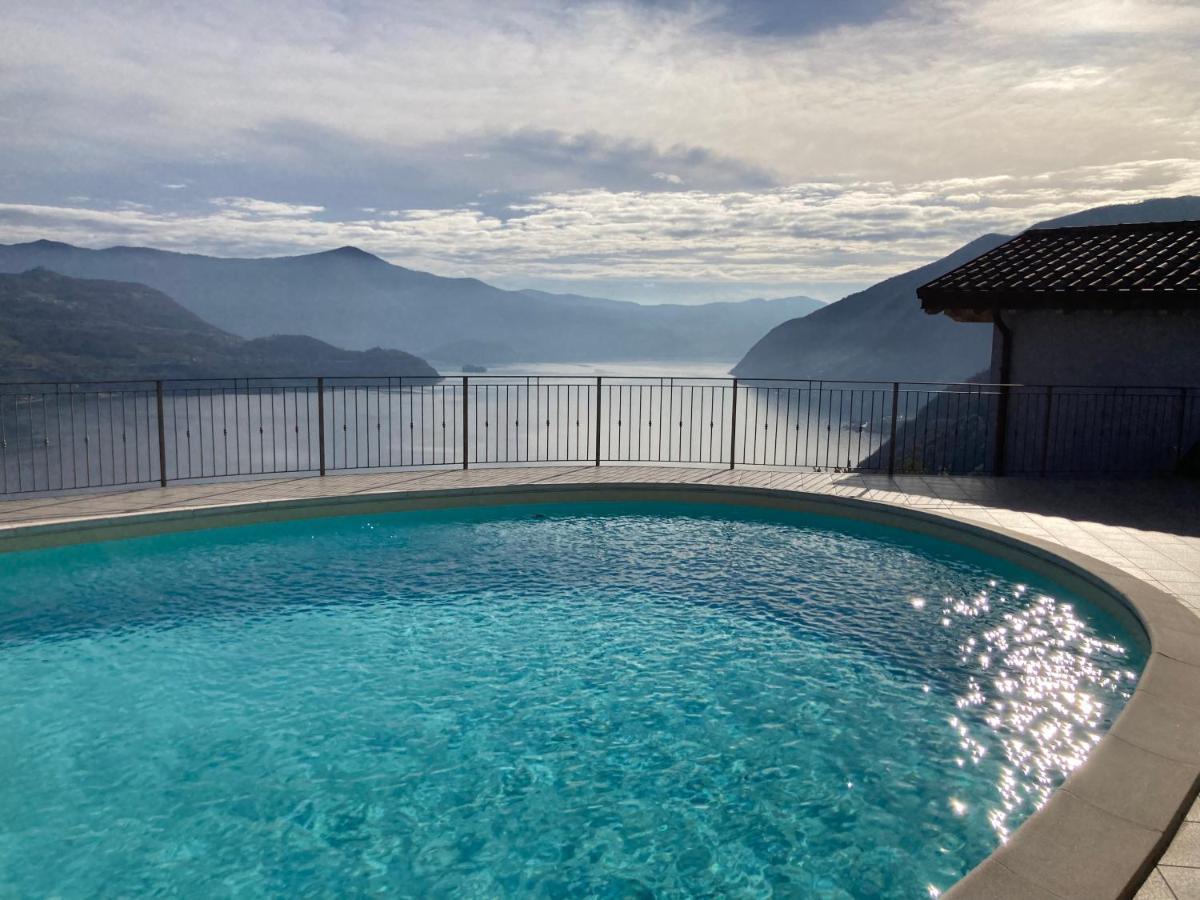 Appartamento Grande Terrazza Vista Lago Parzanica Exterior photo